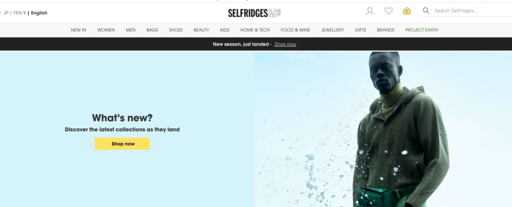selfridges 公式サイト